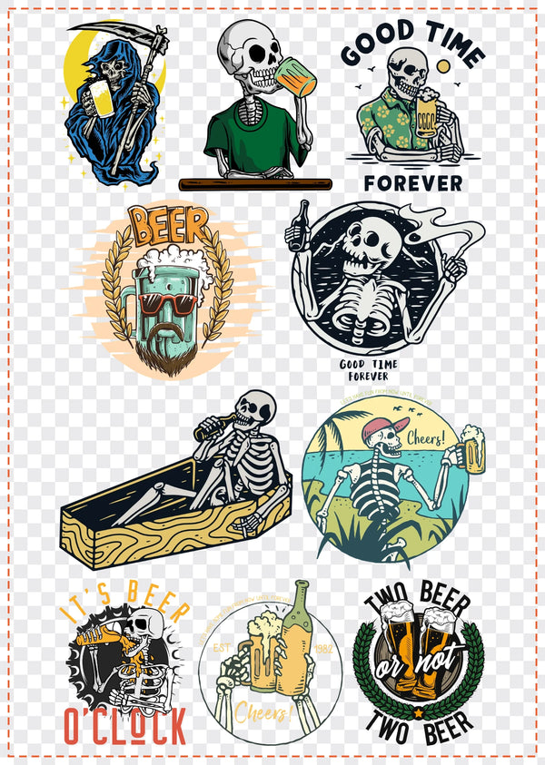 Beer & BBQ Gang Sheet Pack