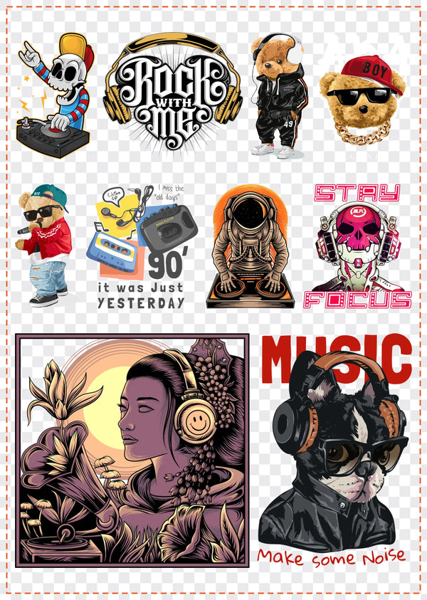 DJ & Beats Gang Sheet Pack
