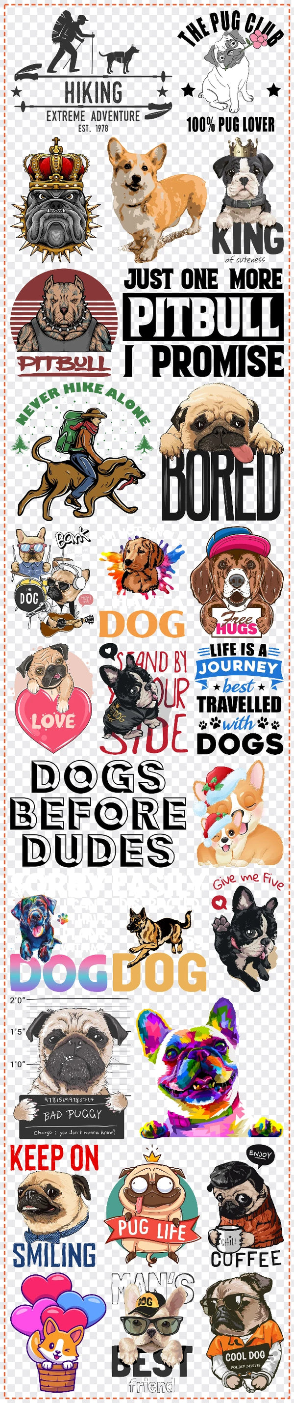 Dog Lovers Gang Sheet Pack