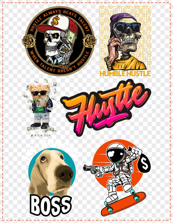 Hustle & Money Gang Sheet Pack