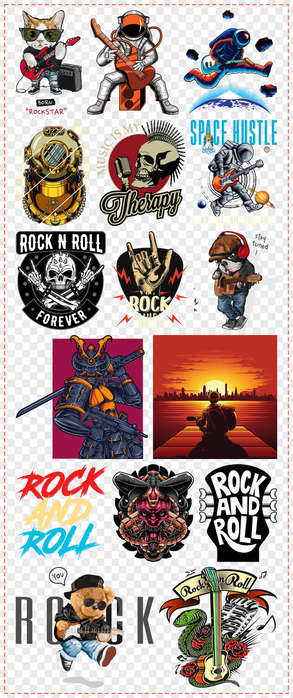 Rock & Metal Gang Sheet Pack