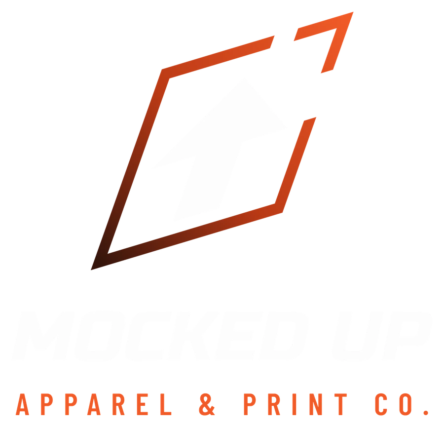 Mocked Up logo, drawn up print-ready